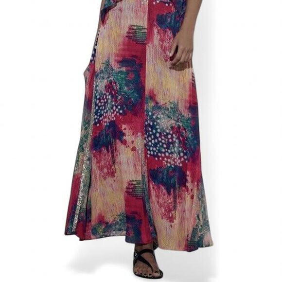 Zara Woman Printed Multi Colored Midi Skirt - Picture 5 of 7